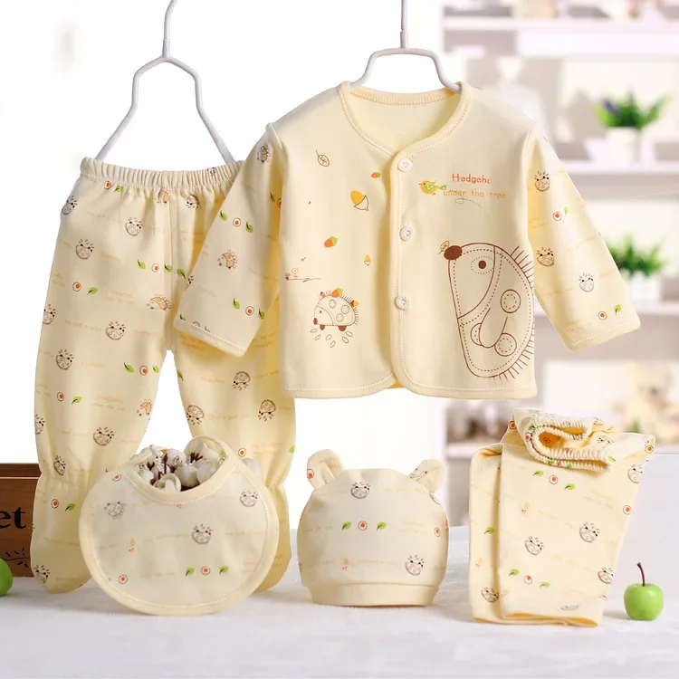 Baby Products Sale - 5pcs/set Children's Clothing Baby Hedgehog Newborn