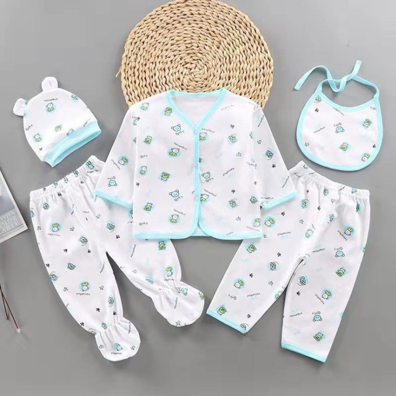 Baby Products Sale - 5Pcs/Set Newborn Baby Girl Clothes Set