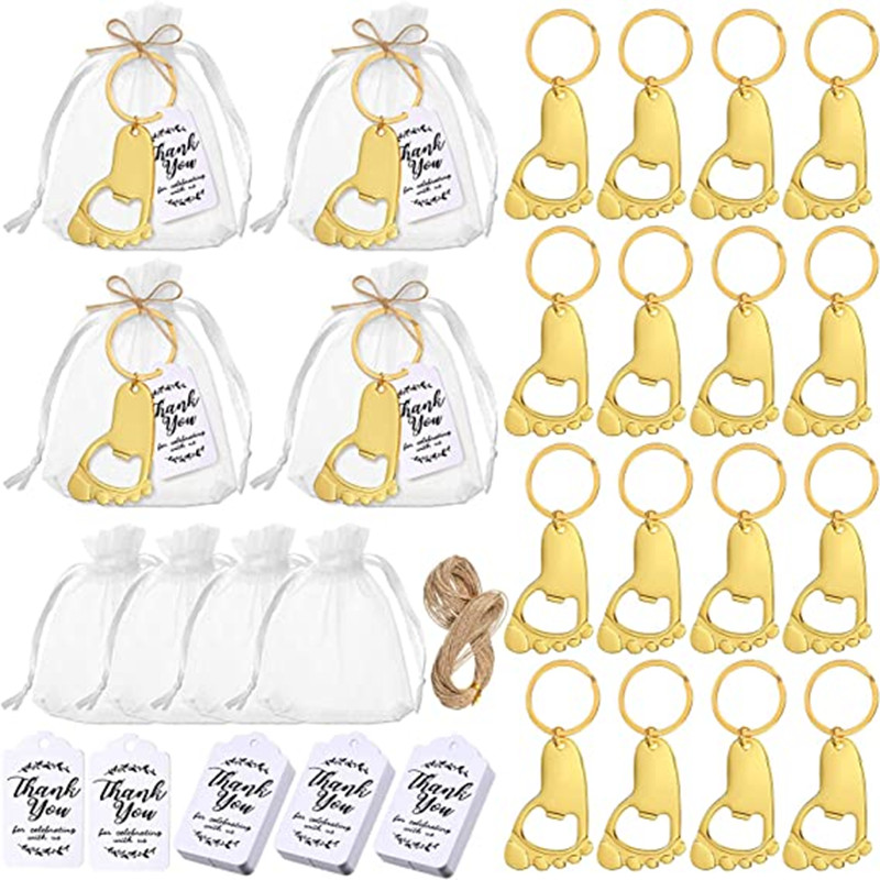 Zwitsal Baby Products - 50-Piece Baby Footprint Key Chain Bottle
