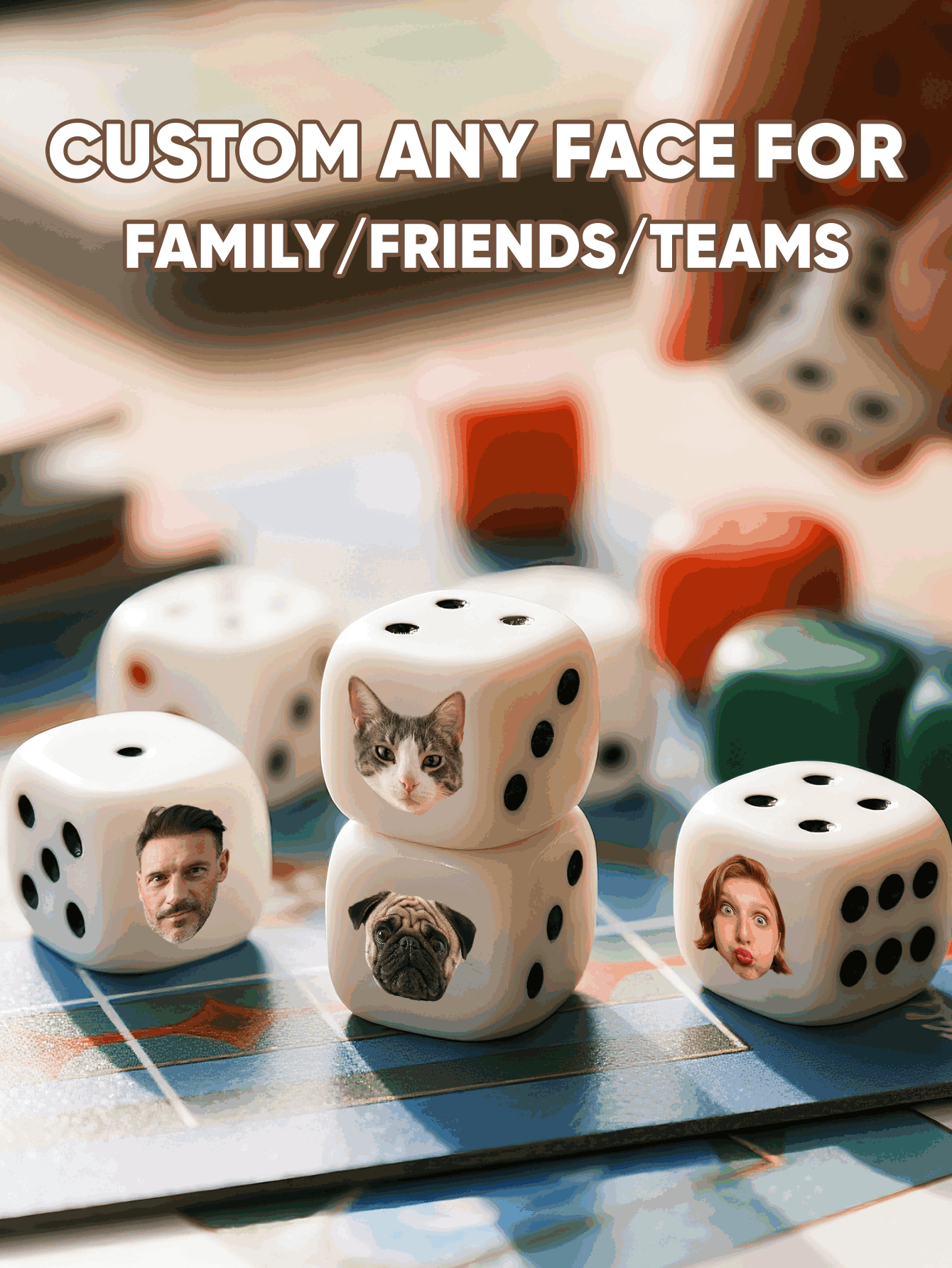 Custom Face Dice Personalized  - đánh giá và giá Baby Products Gift