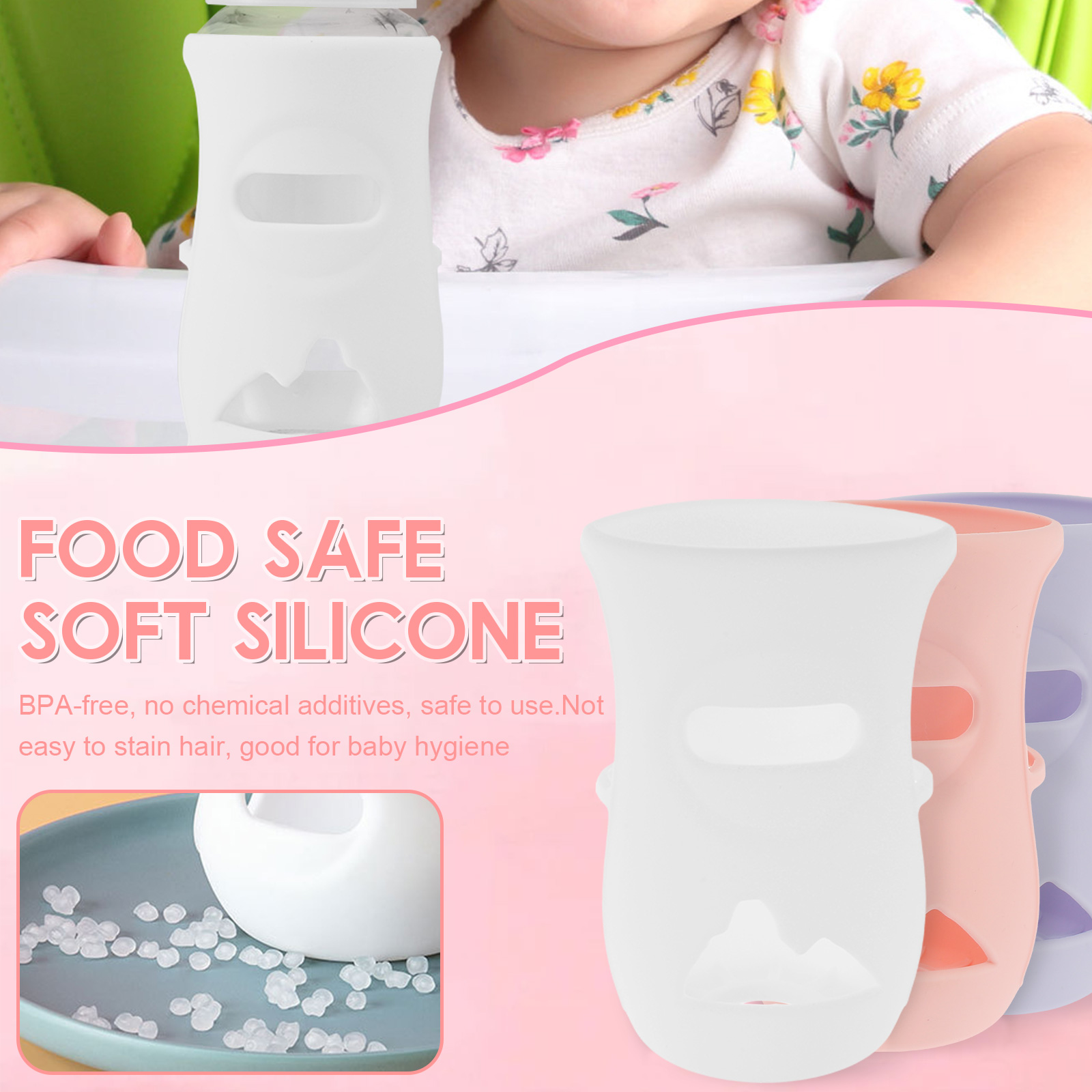 Silicone Sleeves Silicone Baby - đánh giá và giá Zwitsal Baby Products