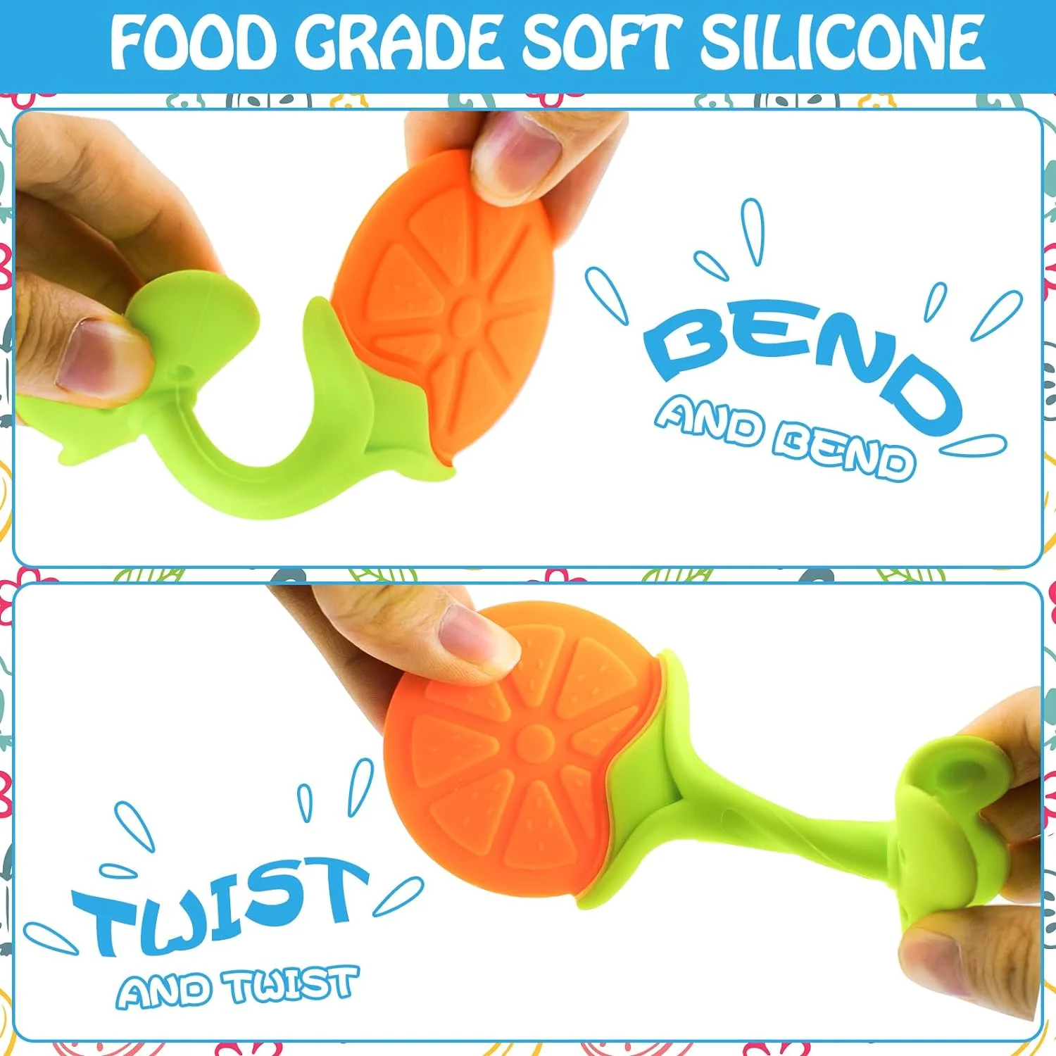 Teething Baby Toy Silicone Tee - đánh giá và giá Baby Products Sale