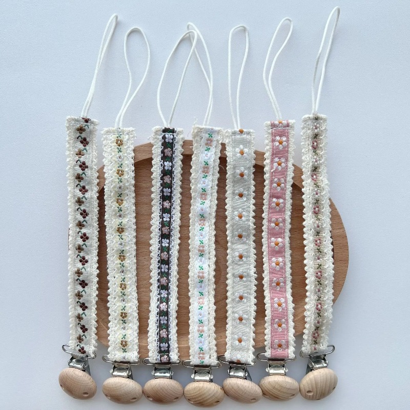 Lace Pacifier Clip Chain for N - đánh giá và giá Baby Products Gift